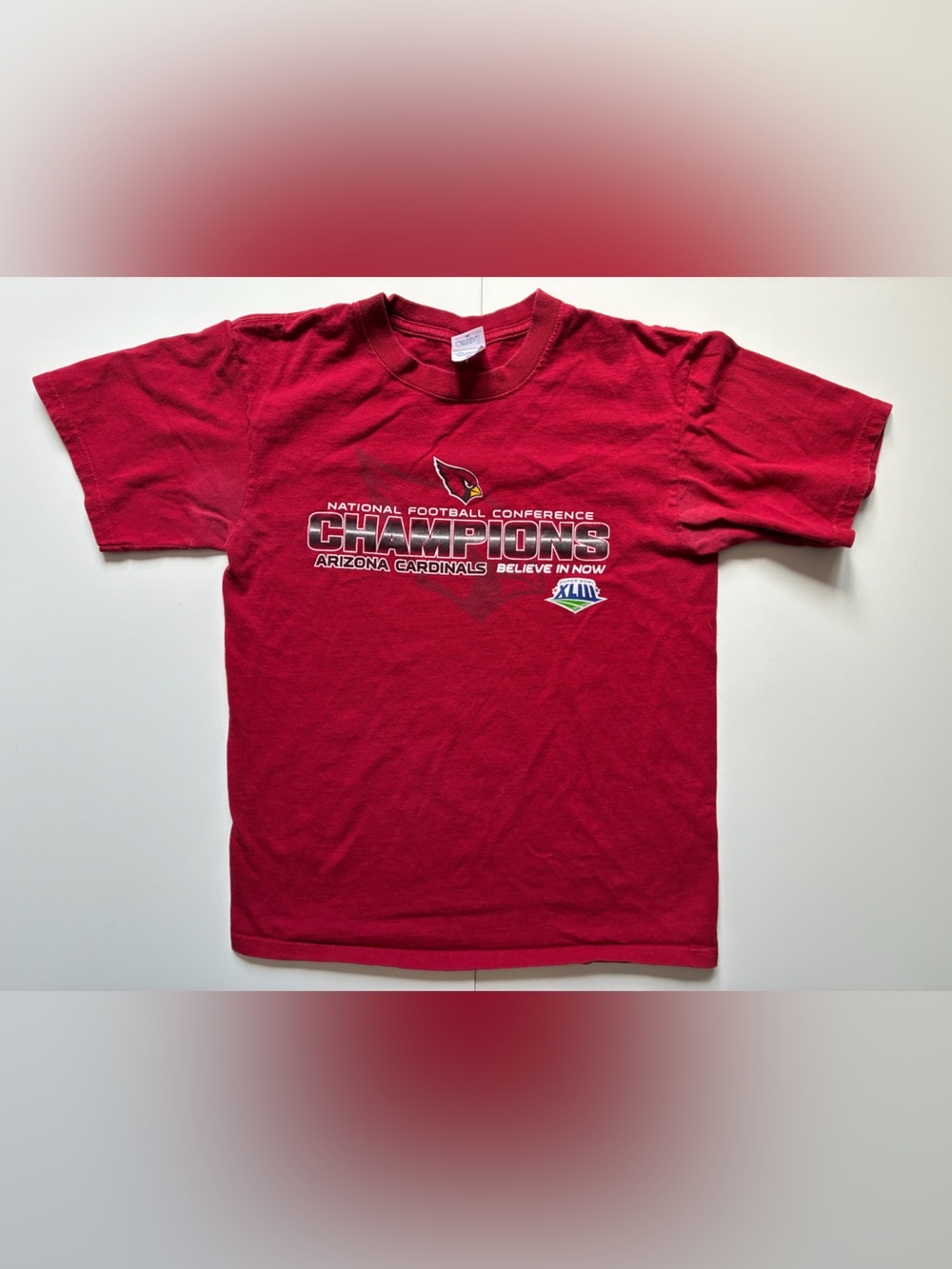 2008 Arizona Cardinals NFC Champions Graphic T-Shirt - Size Medium